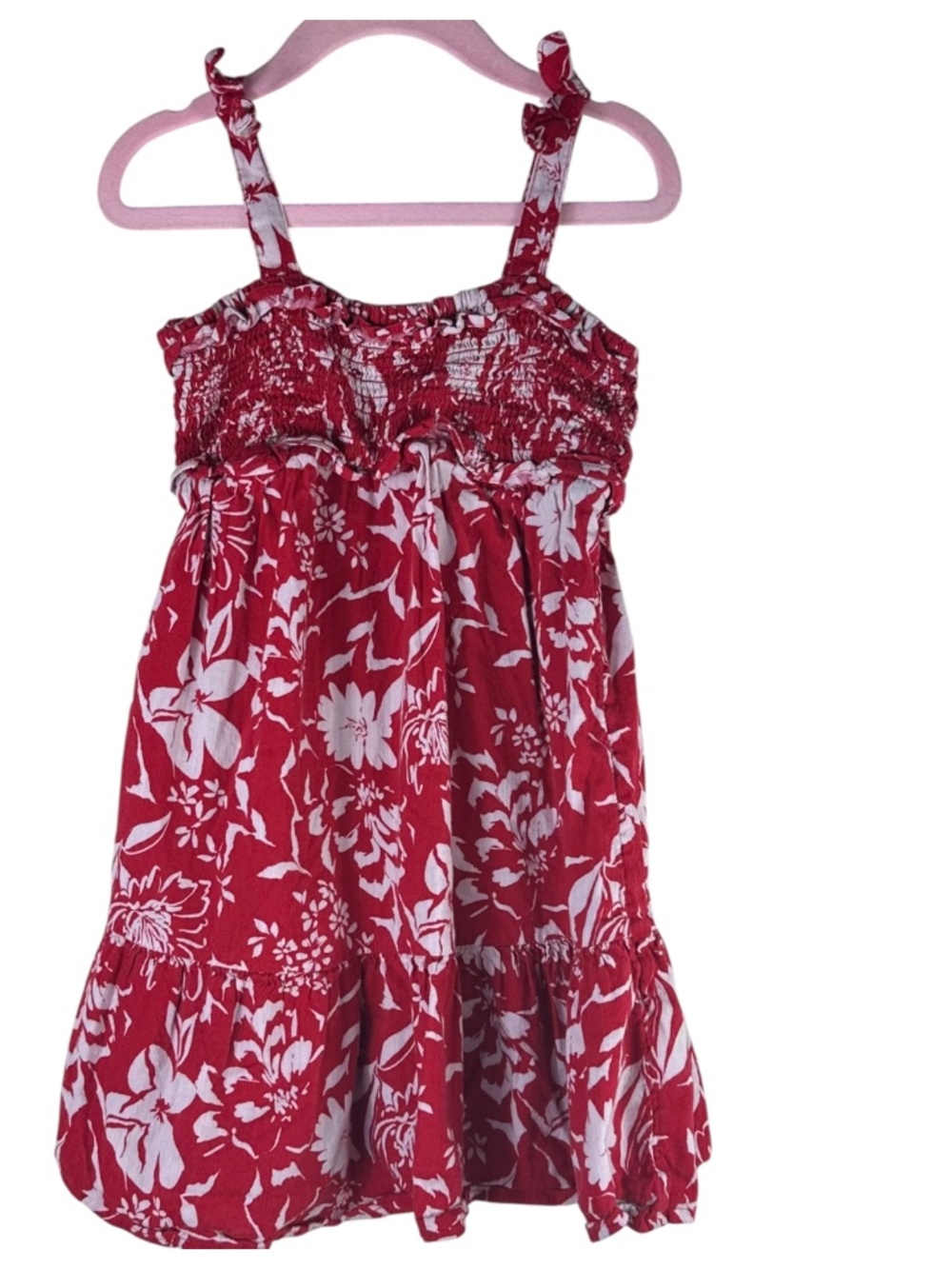 LOT (4) Old Navy Dress Sundresses 5T Girls Sz 5 Floral Stripe Smocked Rainbow - Picture 3 of 9